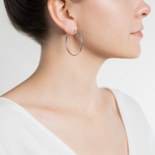 Kolczyki koła Savicki: srebrne